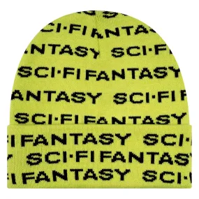 Sci-Fi Fantasy Repeat Logo Beanie Green