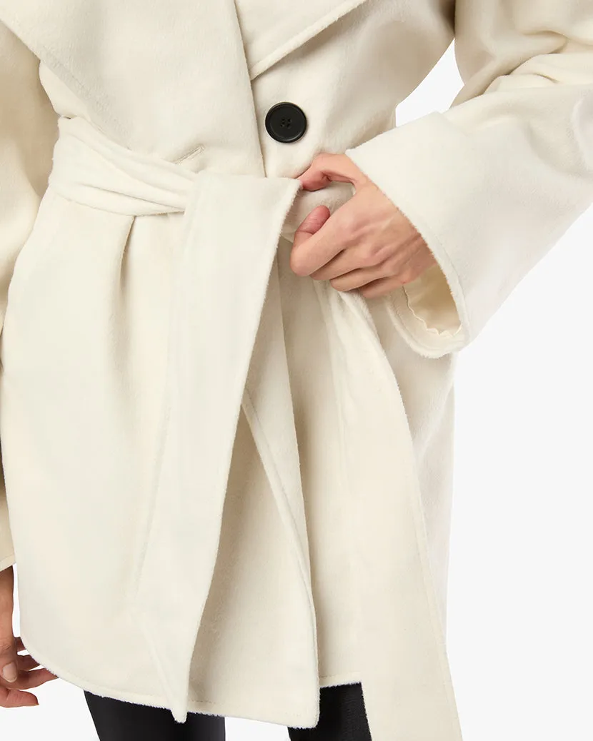 Shawl Collar Wool Coat