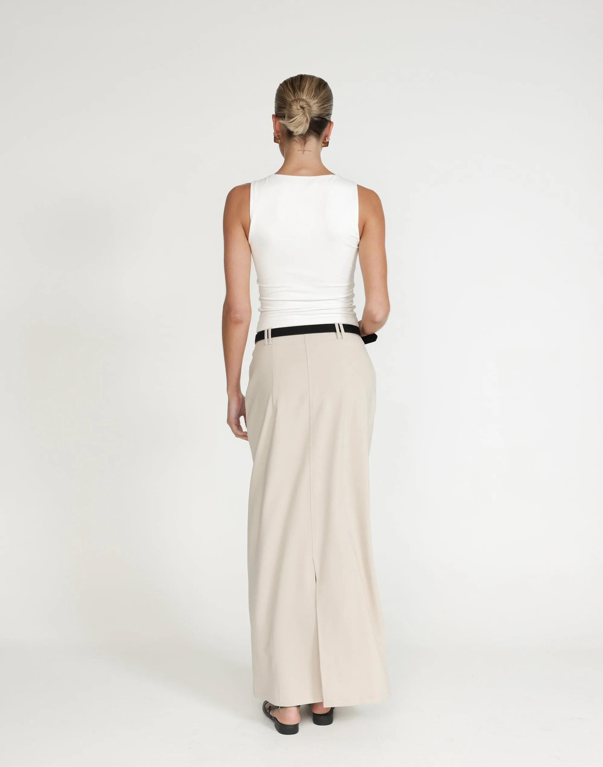 Sherin Maxi Skirt (Oat)