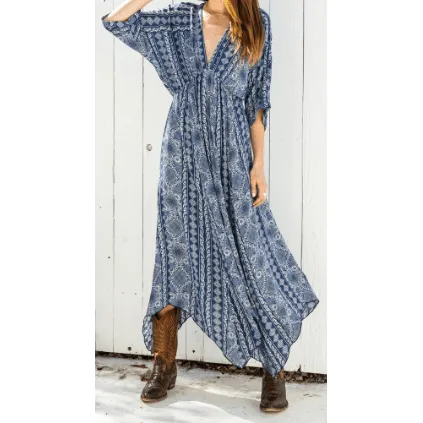 Short Sleeve Maxi Dress