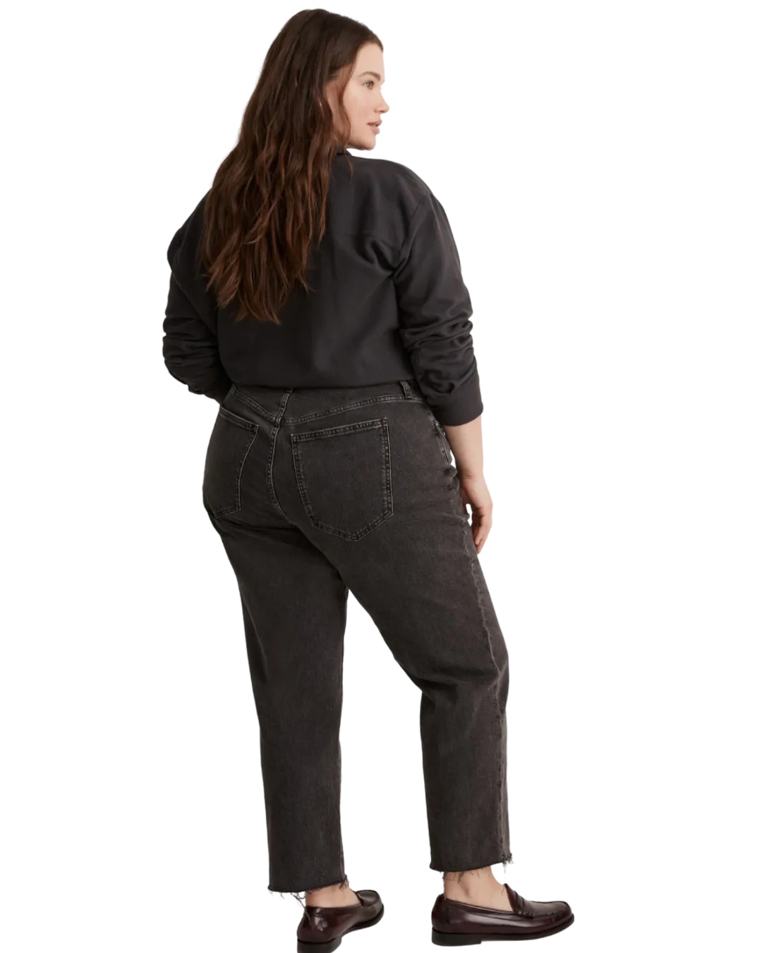 Size 22 | Madewell Washed Black Curvy Perfect Vintage Straight Jeans