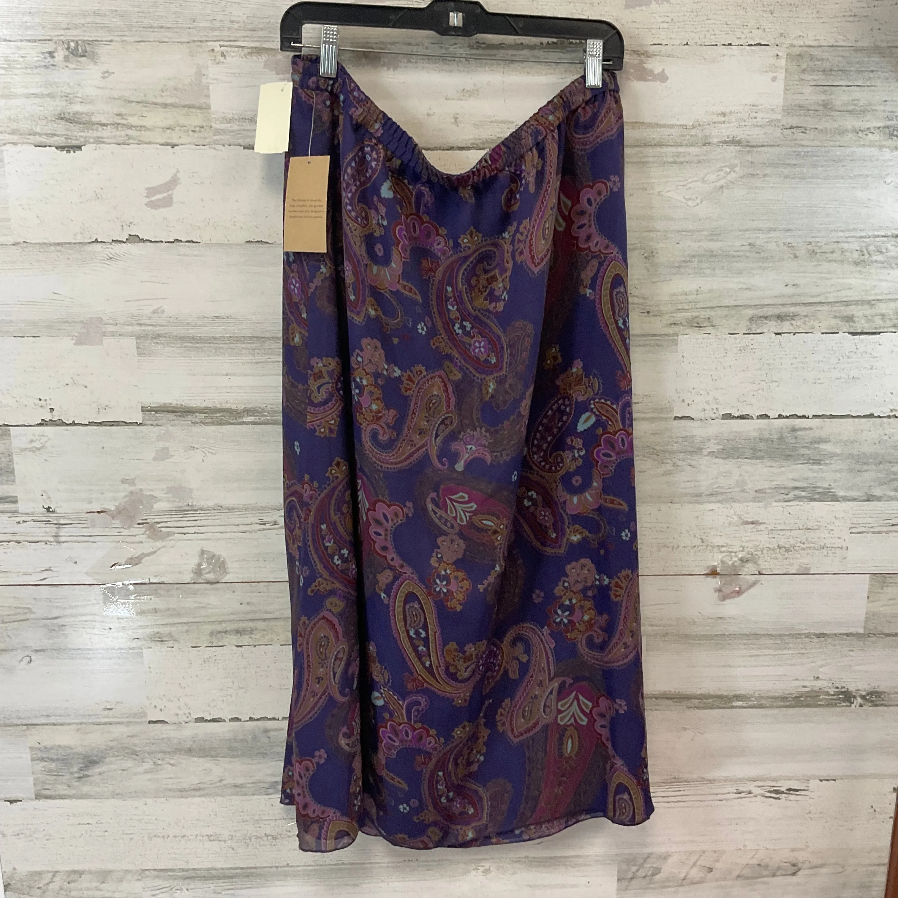 Skirt Maxi Reversible By Coldwater Creek In Purple, Size: Xl