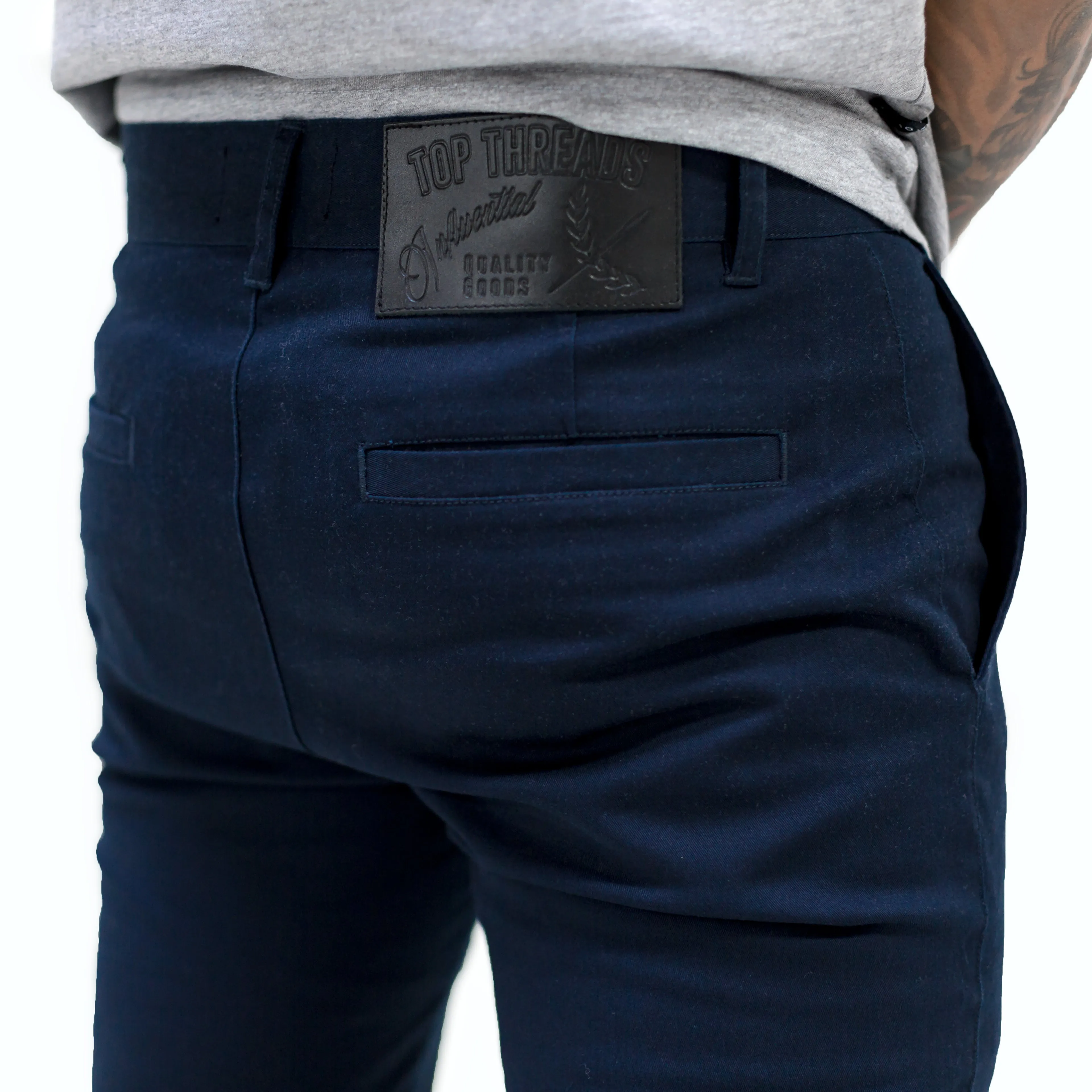 Slim Chinos - Navy