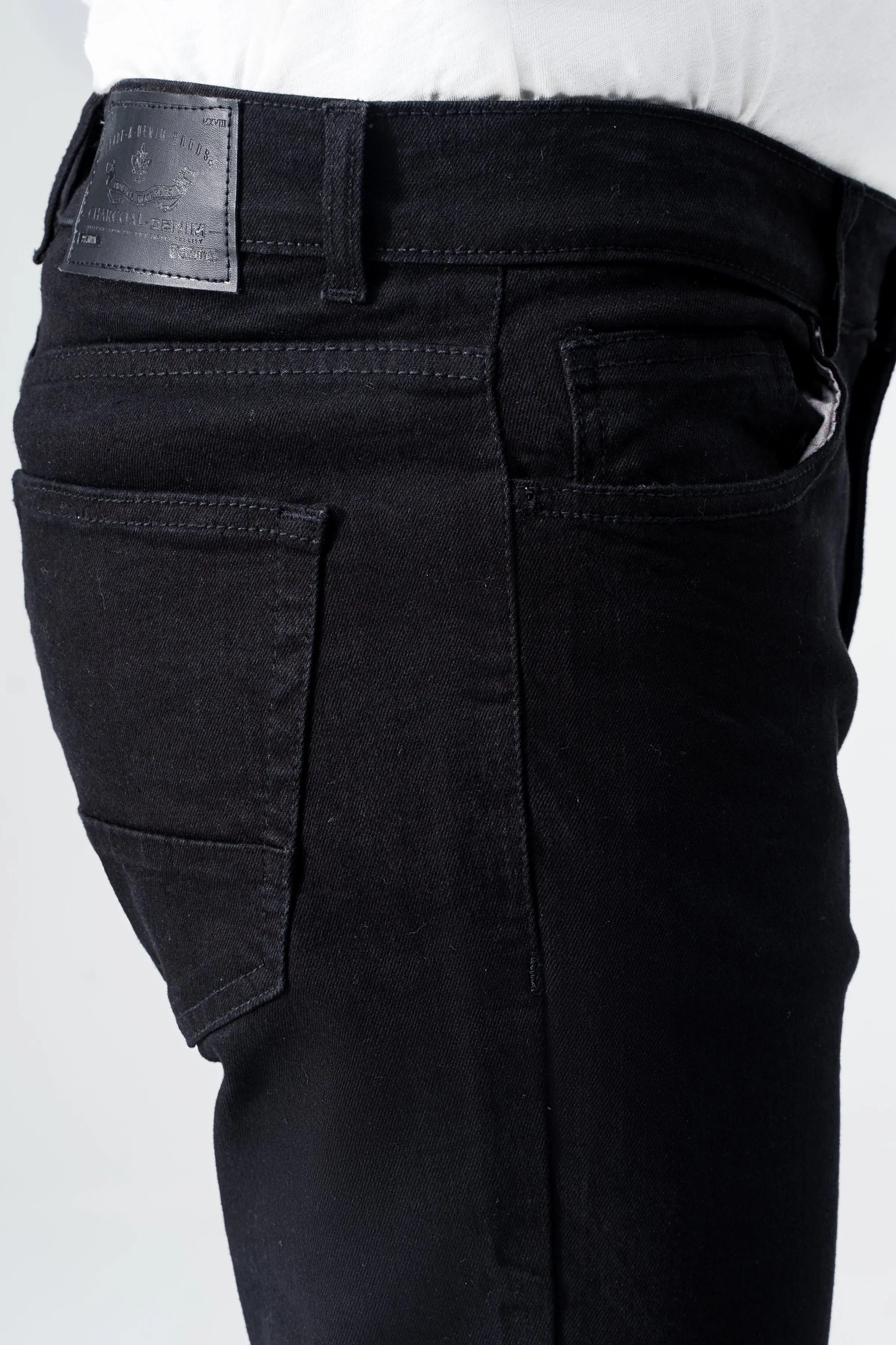 SLIM LEG DENIM  JEANS BLACK