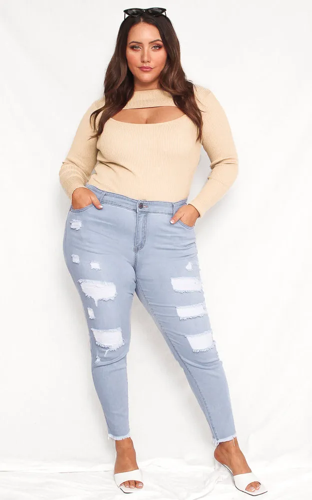 Spell Bound Jeans - Light Blue