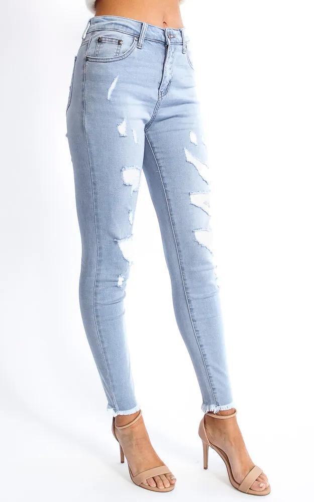 Spell Bound Jeans - Light Blue