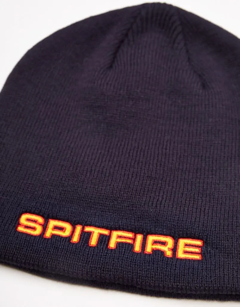 Spitfire Classic '87 Skully Beanie - Navy/Gold/Red