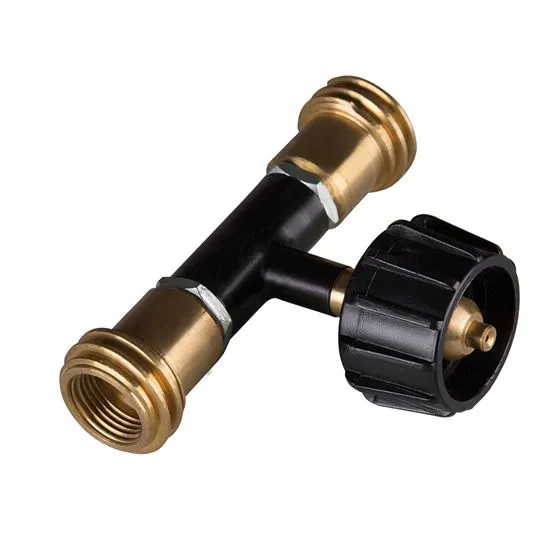 Stansport T Connector - Two Bulk Tank Male Fittings