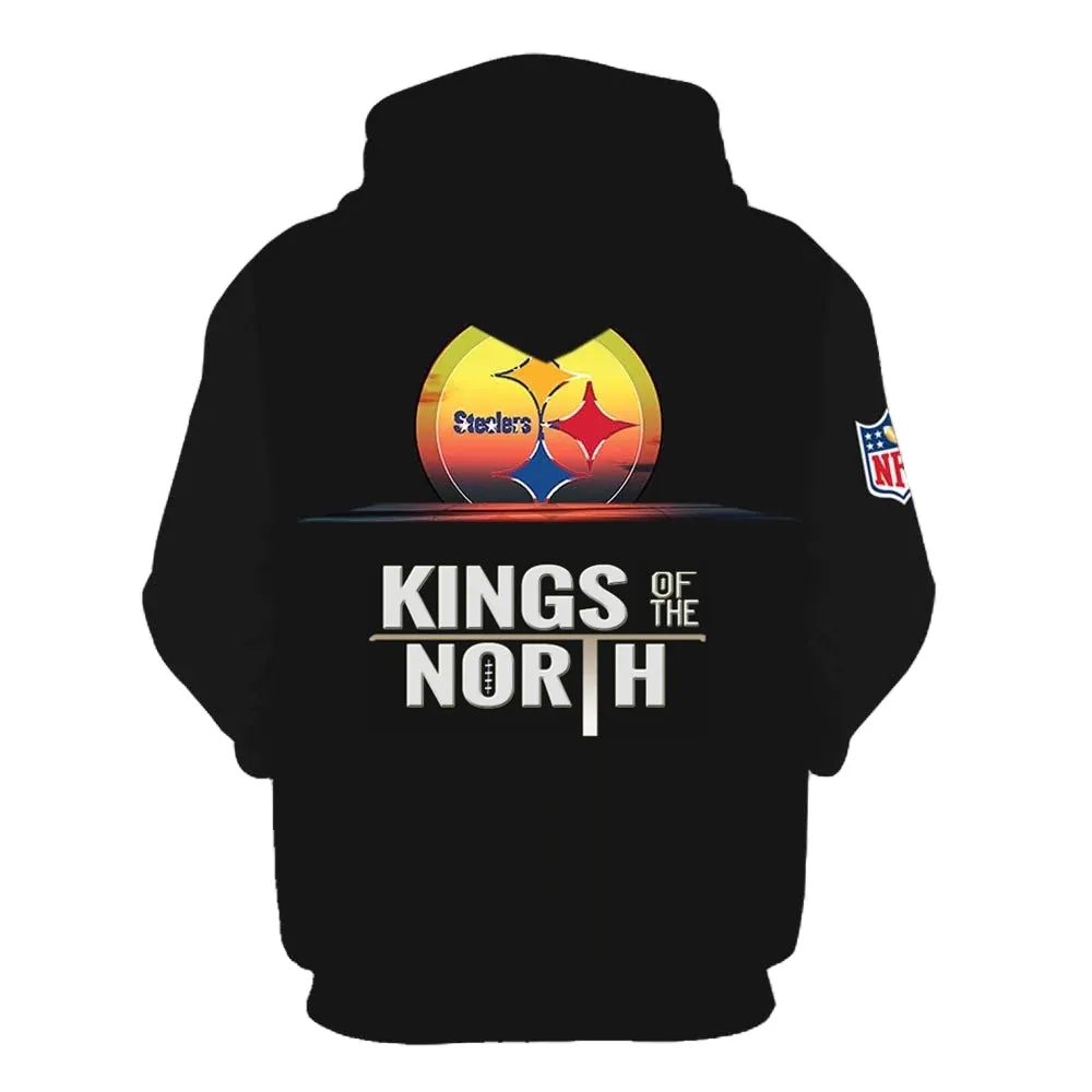 Steelers Fan Hoodie "Kings Of The North"|nfl Pittsburgh Fan Throwback Pullover Mens Womens