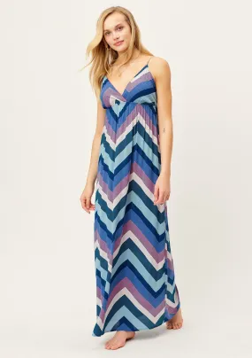 Summer Stripes Flattering Maxi Dress