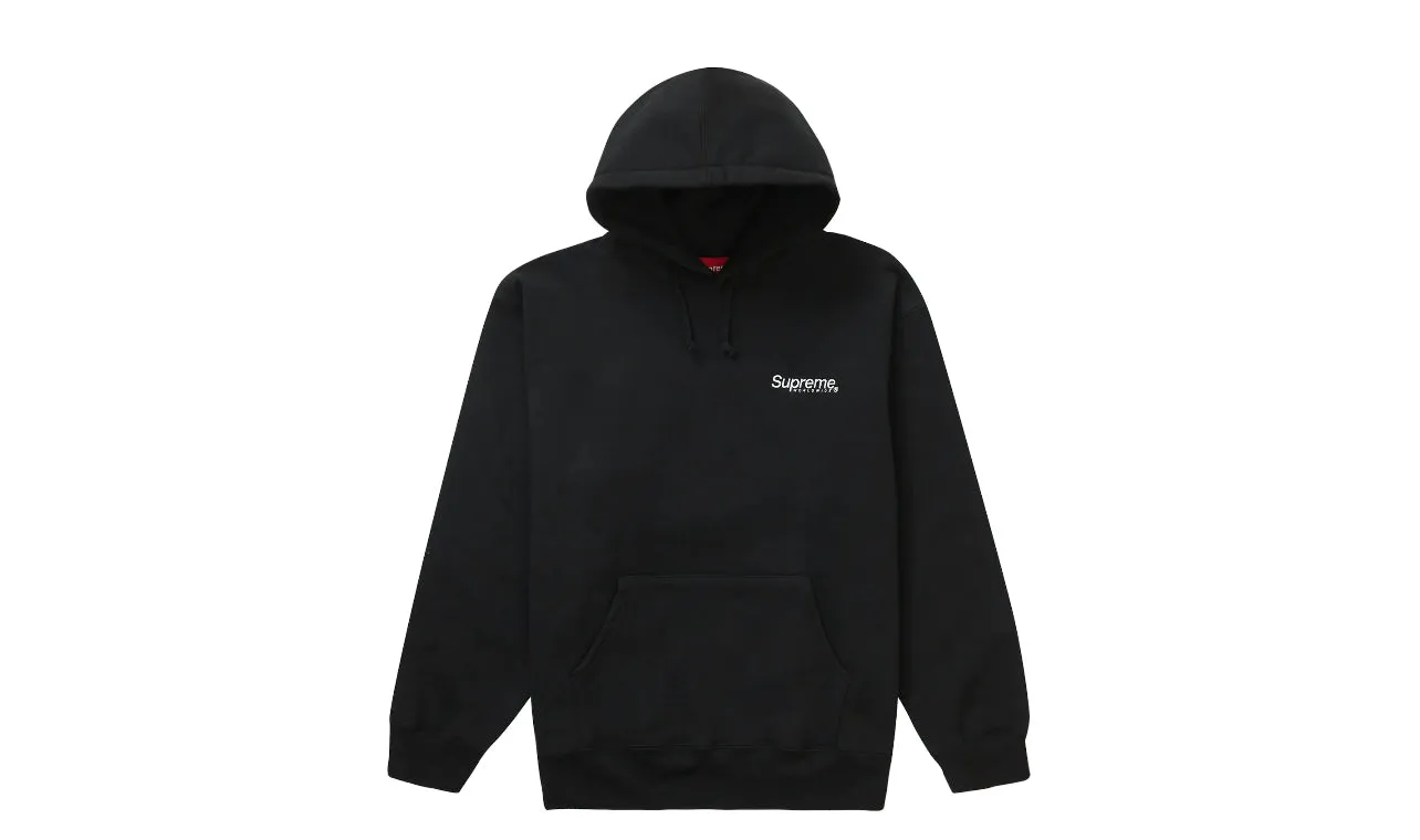 Supreme Worldwide Hooded Sweatshirt Black