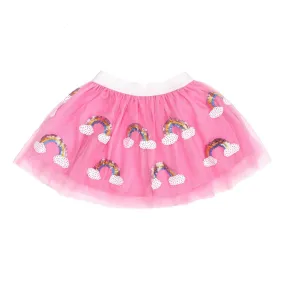 Sweet Wink Girls Pink Magical Rainbow Tutu Skirt