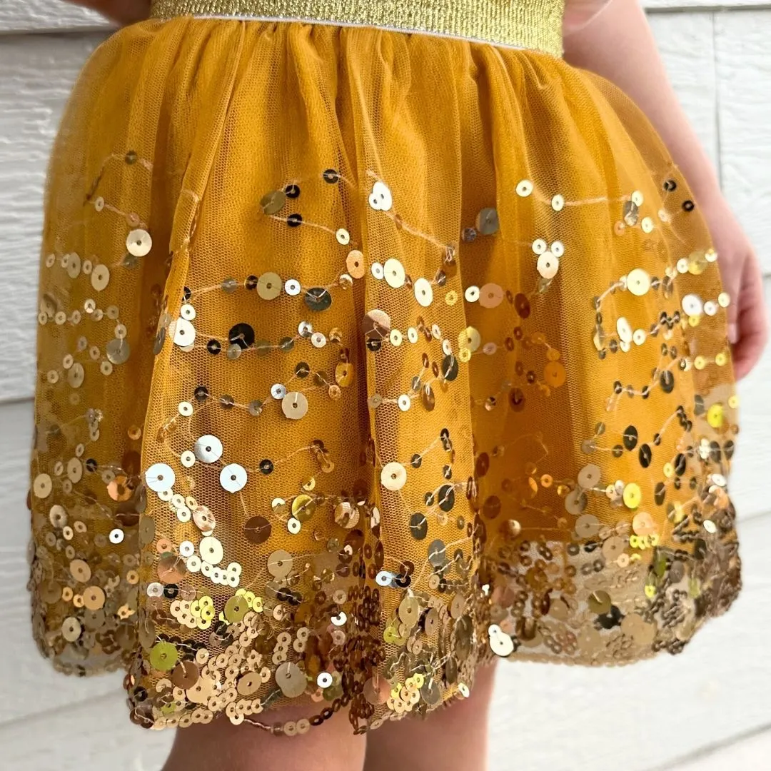 Sweet Wink Girls Spice Sequin Tutu Skirt