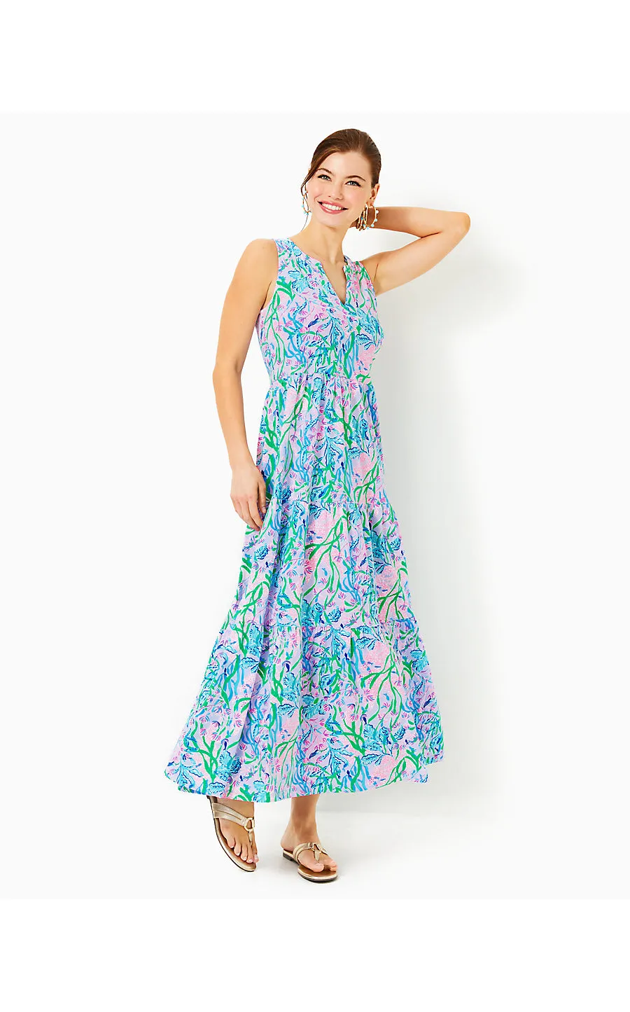 SYDNEE MAXI DRESS - MULTI - SEACRET ESCAPE