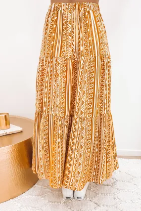 Tarhnee Maxi Skirt Orange