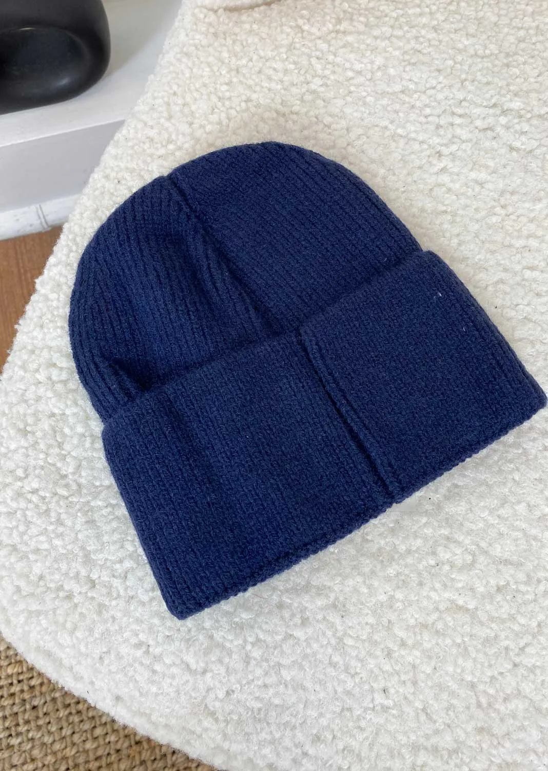 Tenby Beanie Hat in Navy