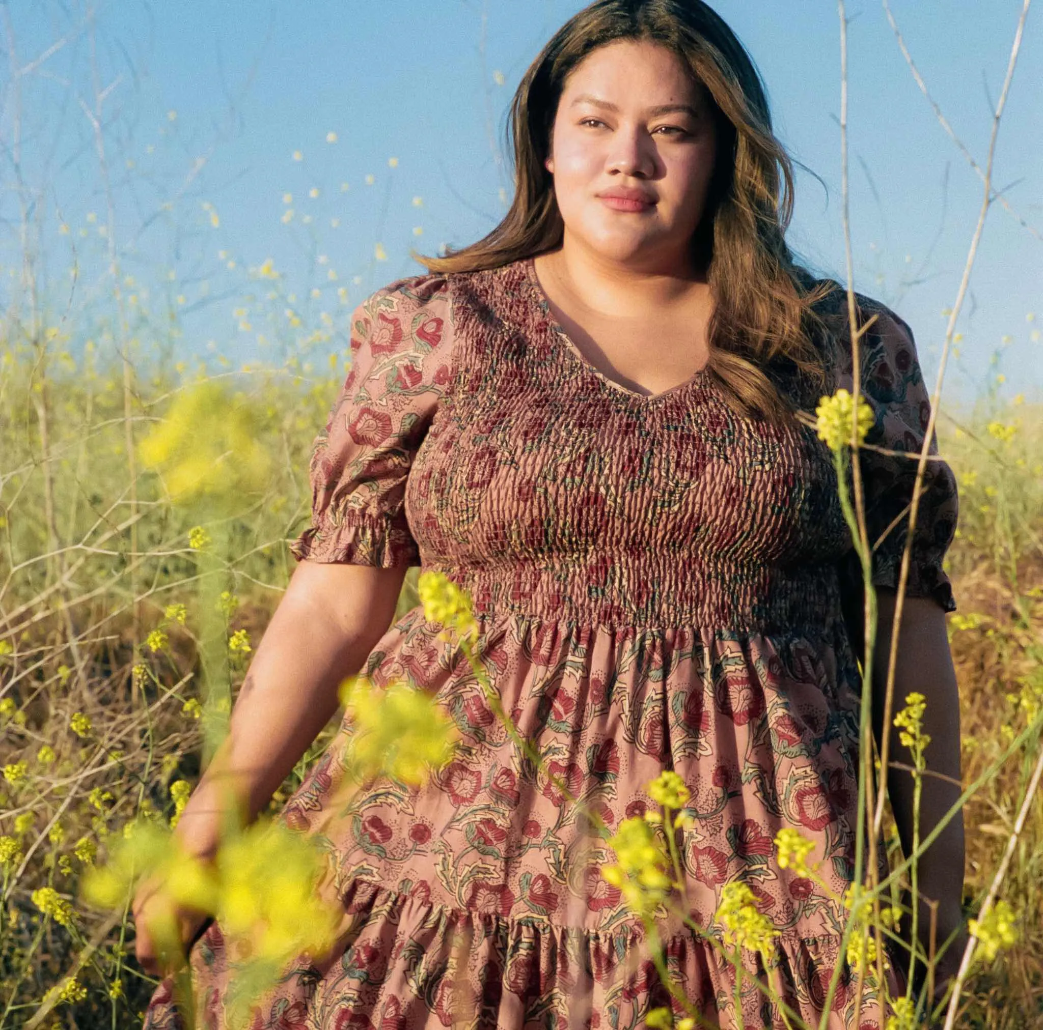 The Brooklyn Dress Extended | Plum Flora