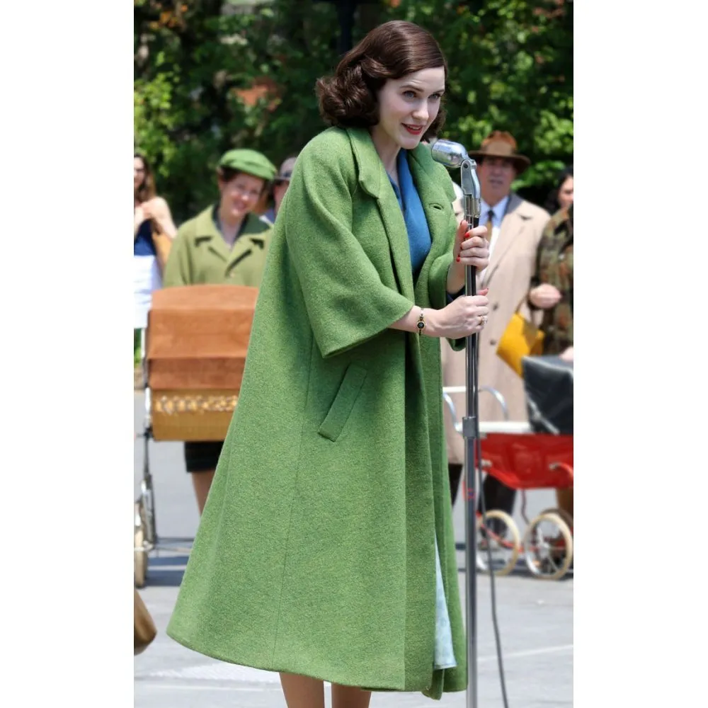 The Marvelous Mrs Maisel Miriam Maisel Green Coat