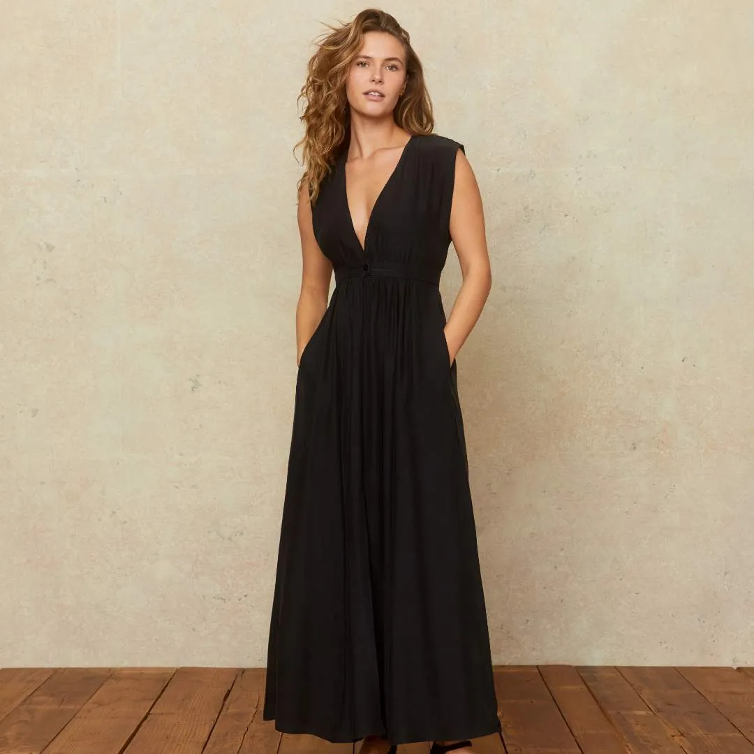 The Rosemary Dress | Midnight Silk