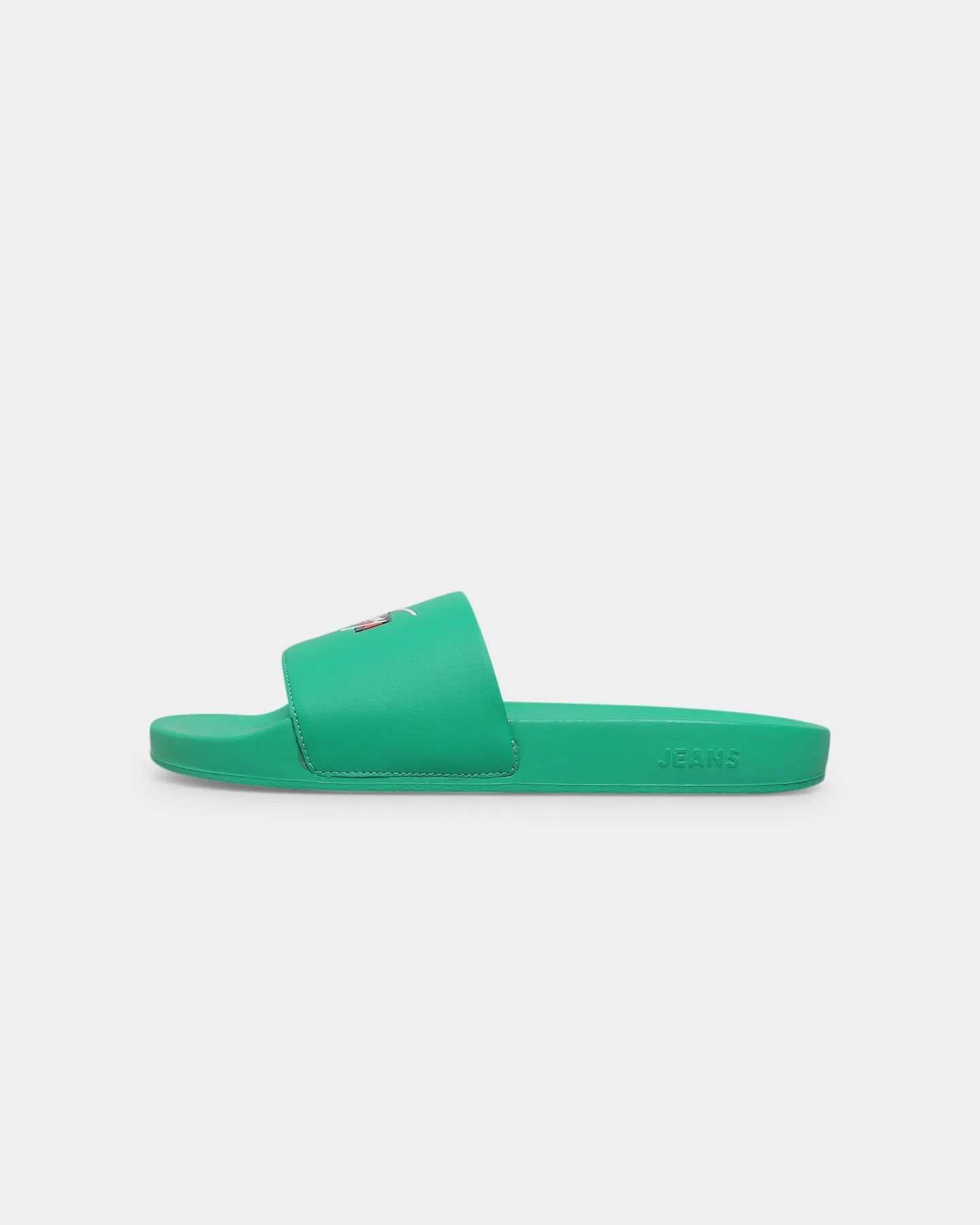 Tommy Jeans Signature Pool Slide Grassy Green