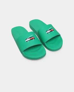 Tommy Jeans Signature Pool Slide Grassy Green