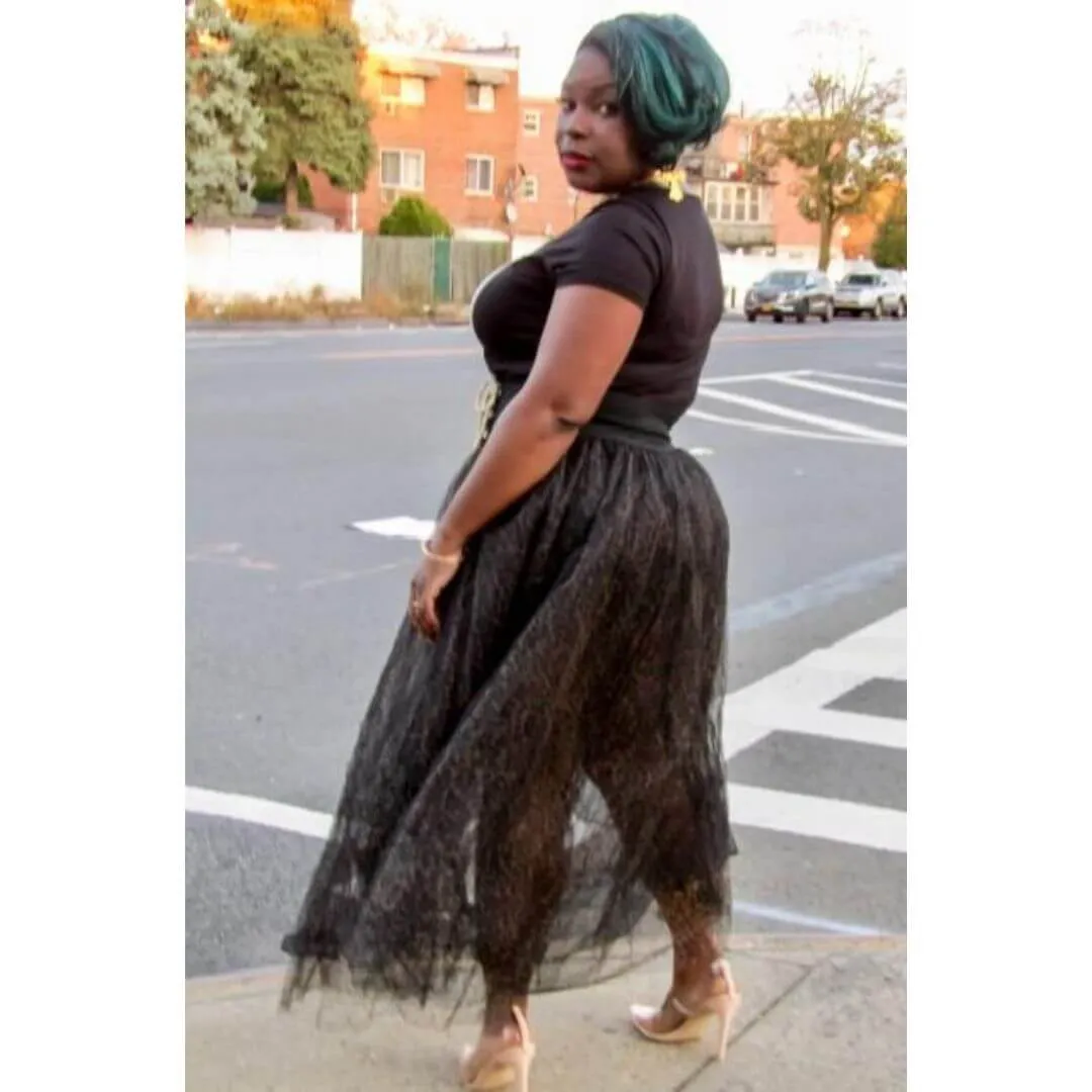 Trouble Wild Tulle Maxi Skirt