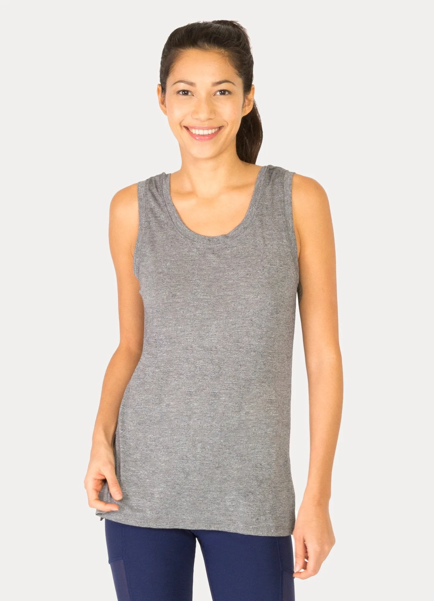 Two-Fer Back Yoga Tank Top