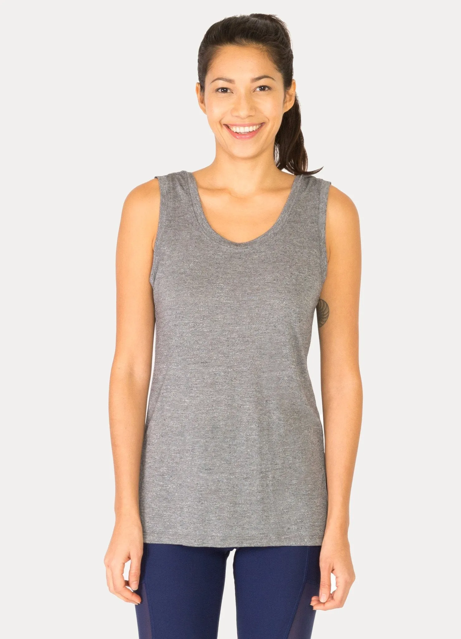 Two-Fer Back Yoga Tank Top