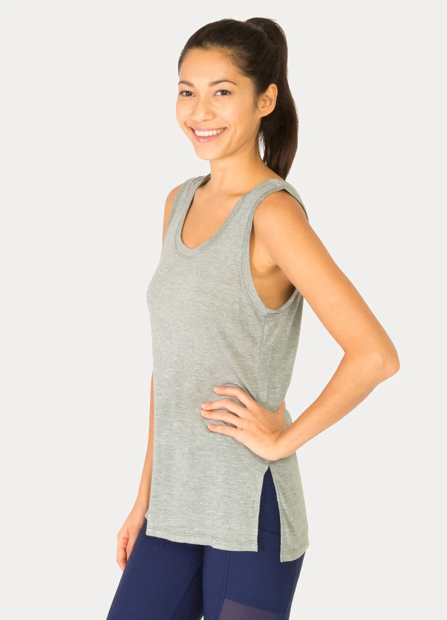 Two-Fer Back Yoga Tank Top