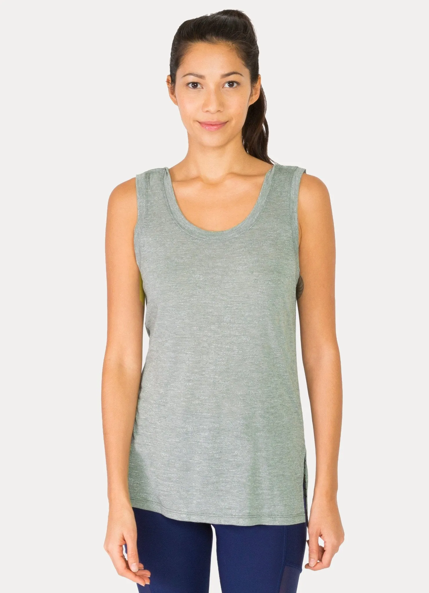 Two-Fer Back Yoga Tank Top