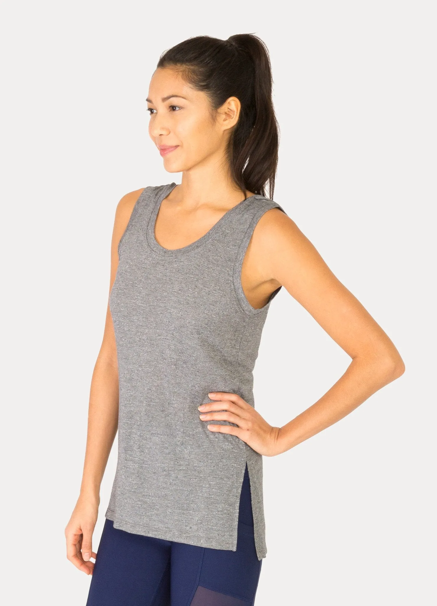 Two-Fer Back Yoga Tank Top