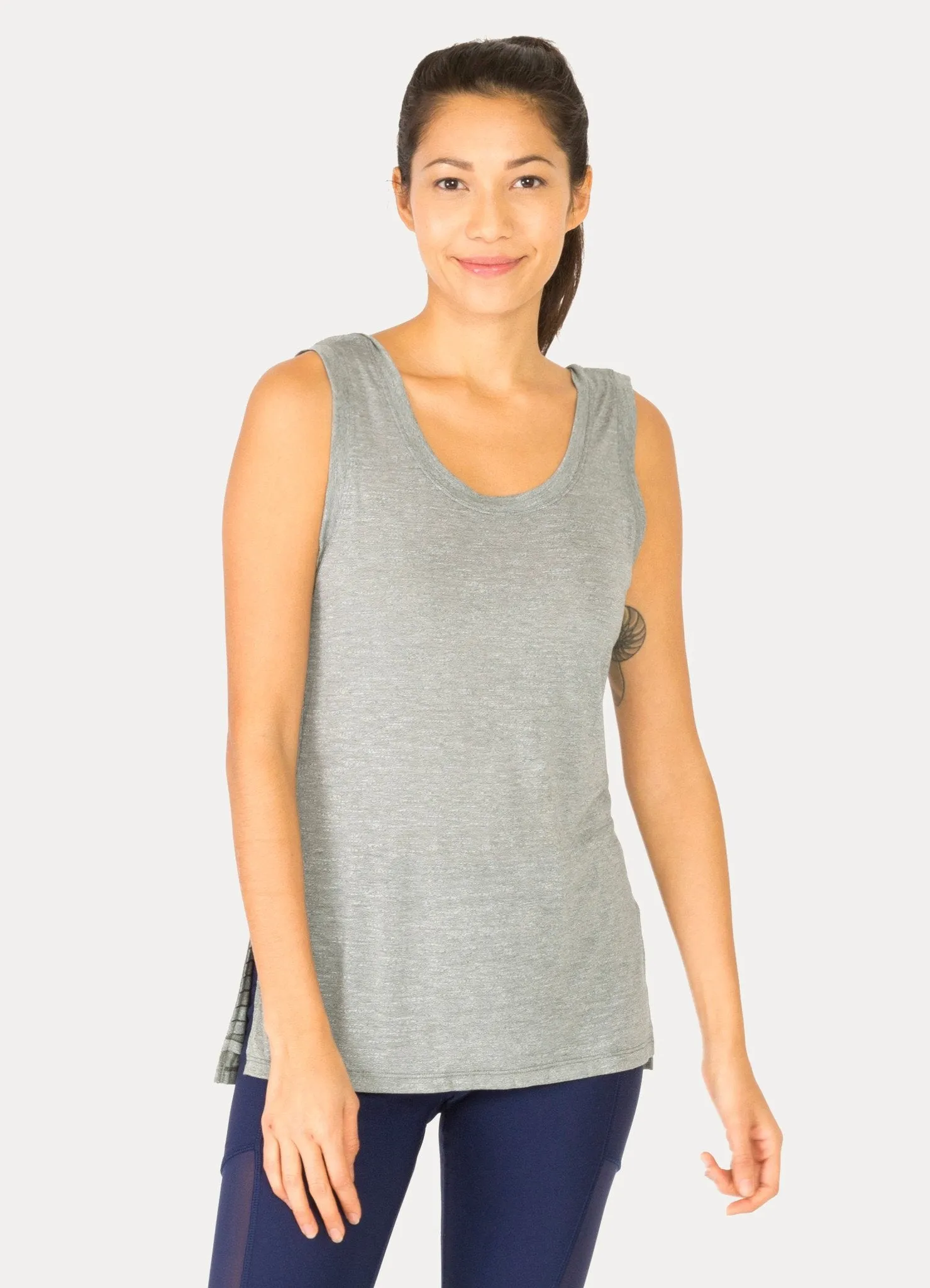 Two-Fer Back Yoga Tank Top