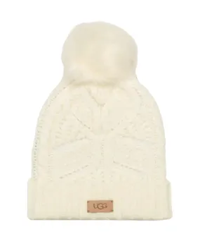 UGG Nimbus Cable Beanie with Pom