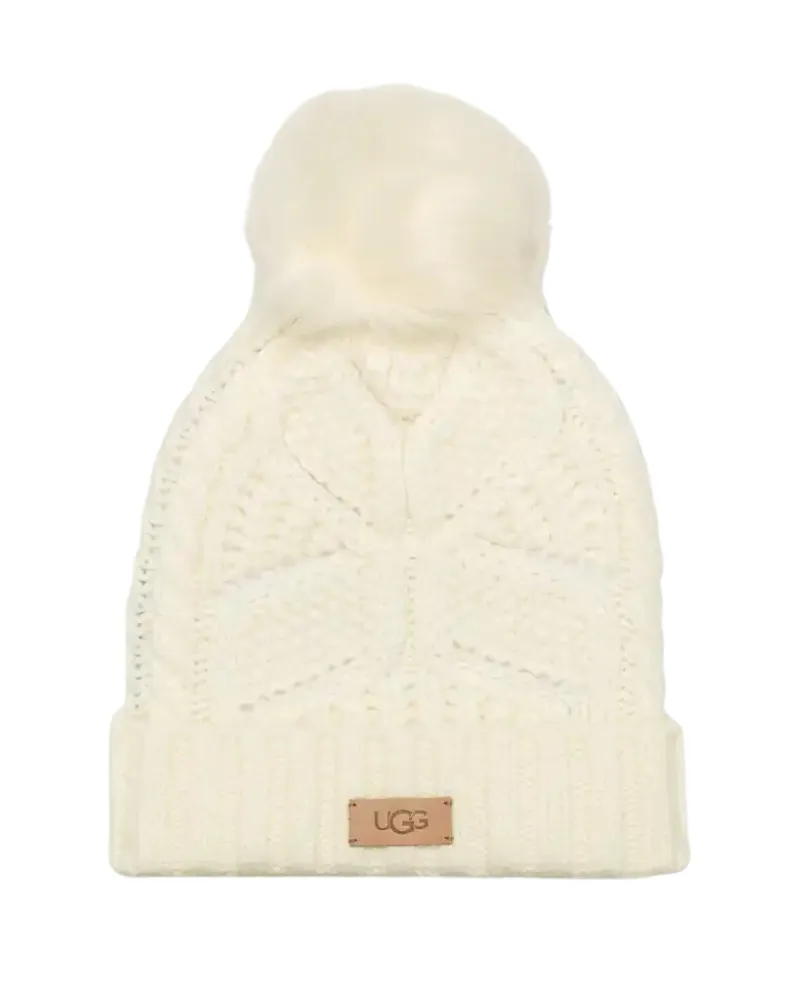 UGG Nimbus Cable Beanie with Pom