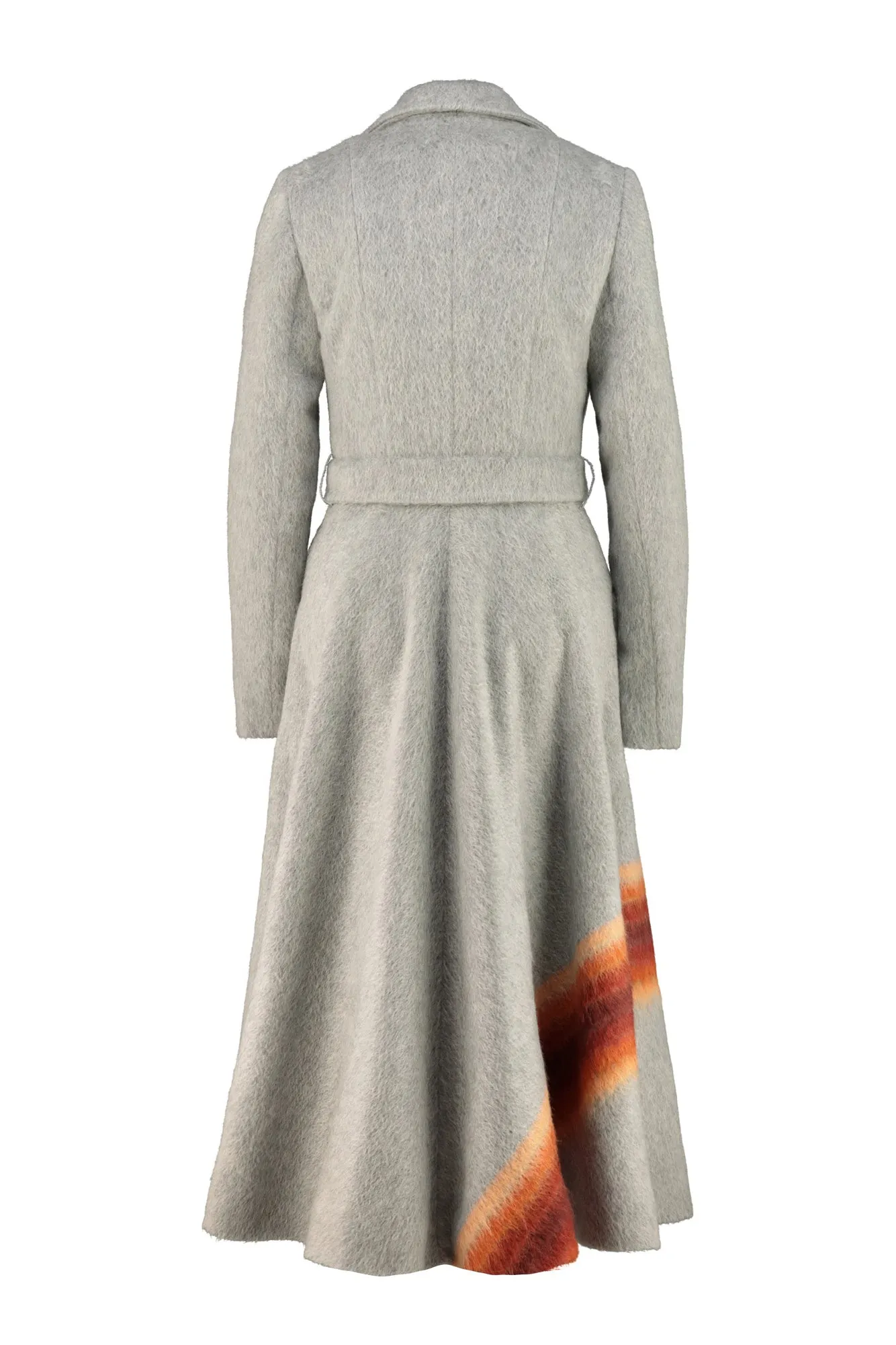 VACHELLIA JACQUARD MOHAIR WOOL COAT