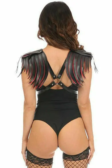 Vegan Leather Body Harness w/Fringe