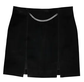 VEGAN LEATHER  MINI SKIRT