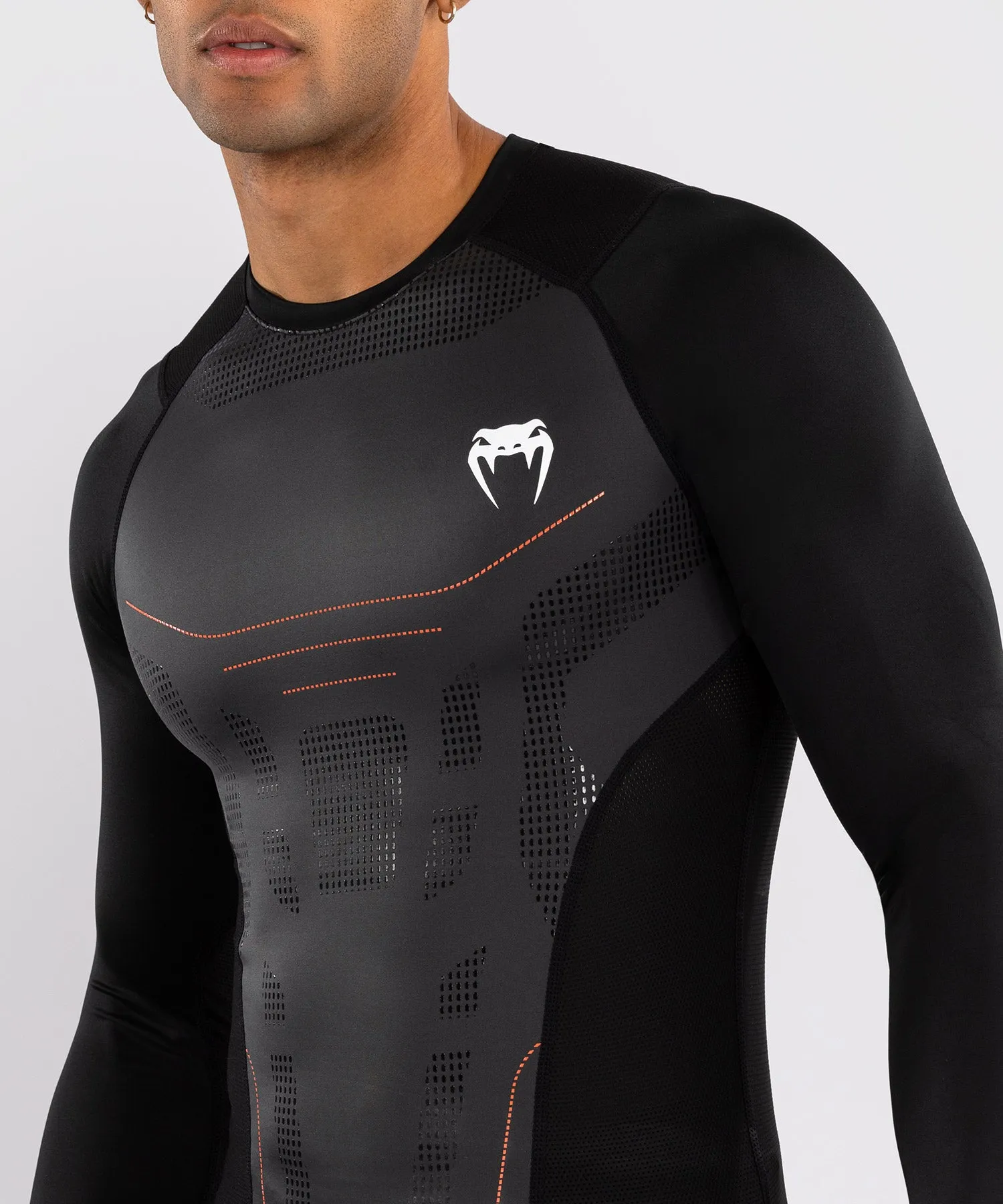 Venum Technical 3.0 Long Sleeve Rashguard - Graphite