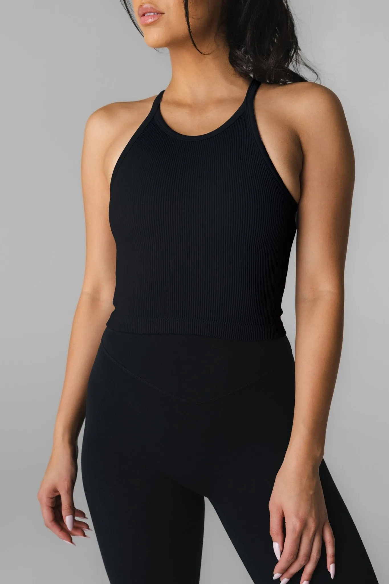 Vitality Synergy® Open Back Tank - Midnight