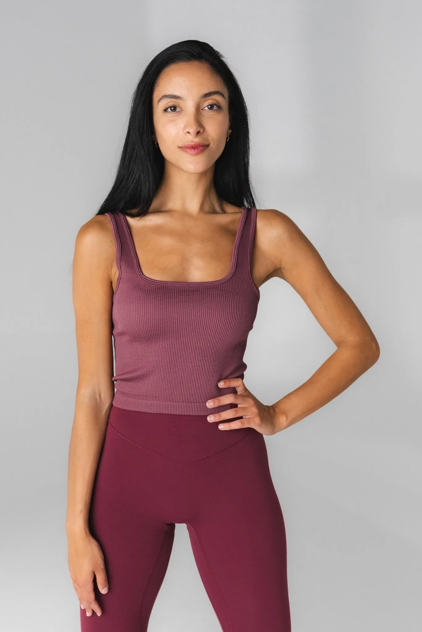 Vitality Synergy® Square Tank - Mauve