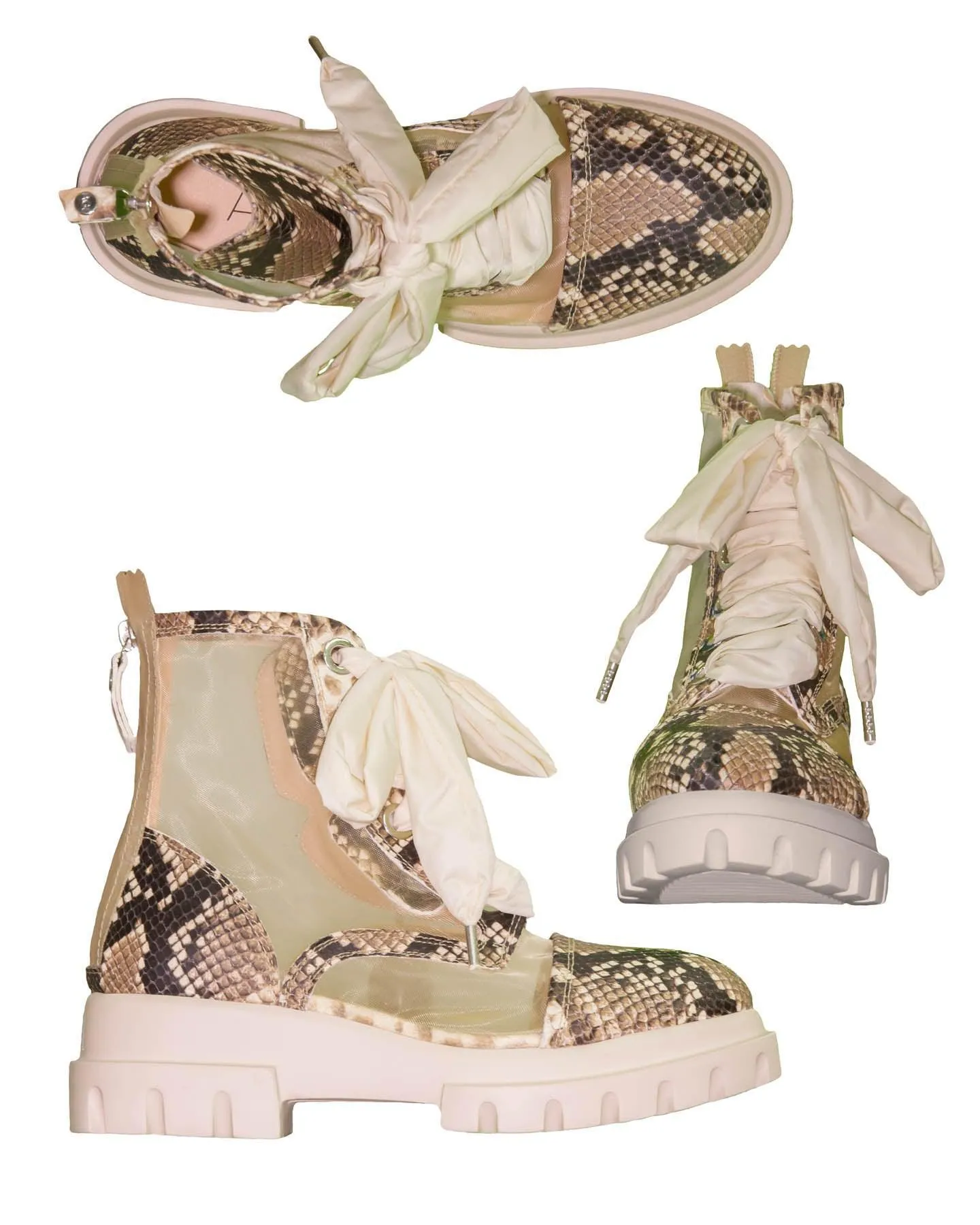 Voile Combat Boot Snakeskin