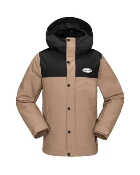 Volcom Kids' Stone.91 Ins Jacket Chestnut Brown 2025