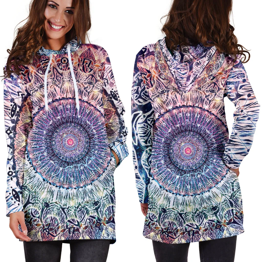 Waiting Bliss | Womens Hoodie Dress | Cameron Gray