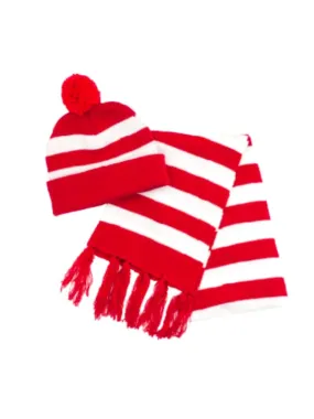 Wheres Wally? Scarf & Beanie Set