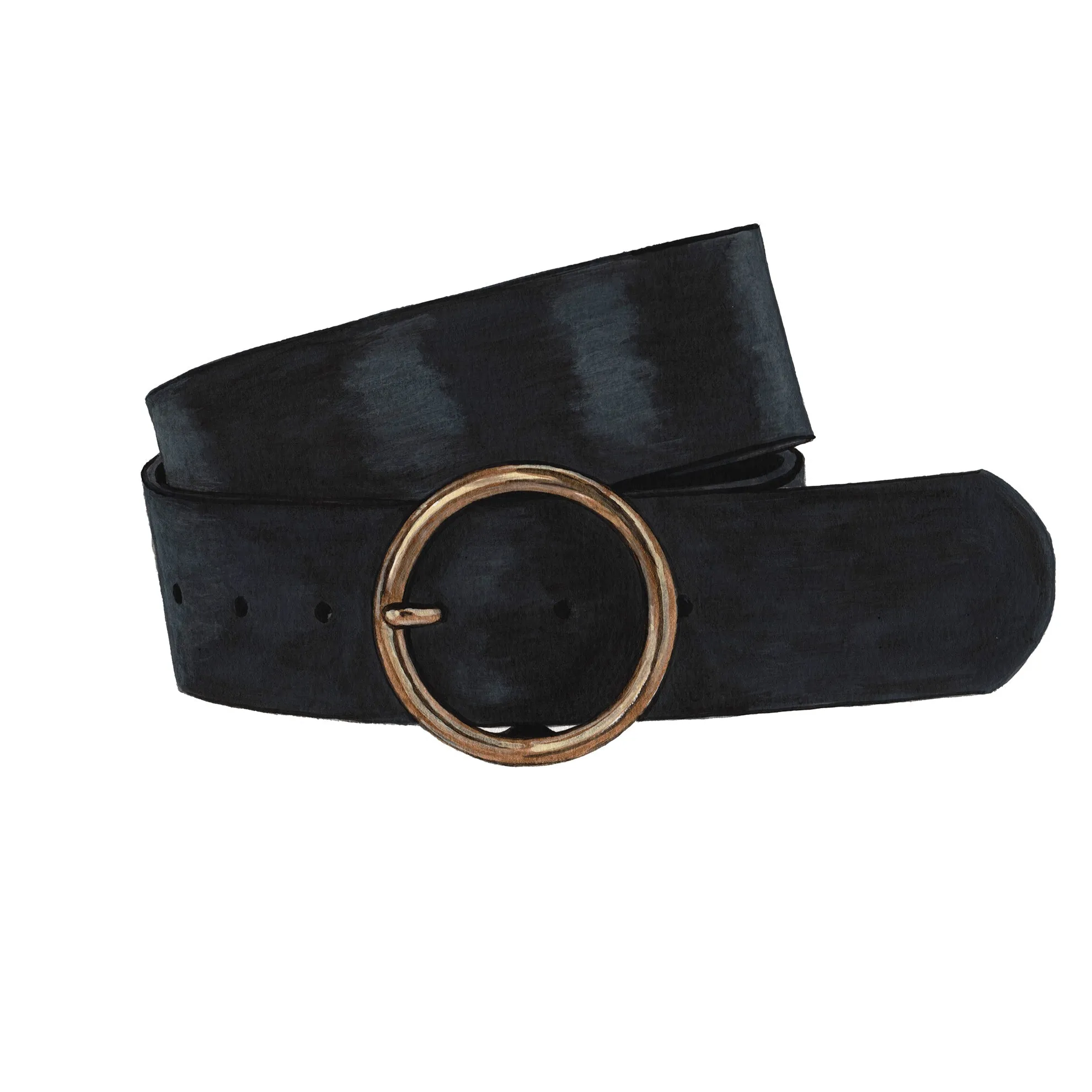 Wide Leather Belt