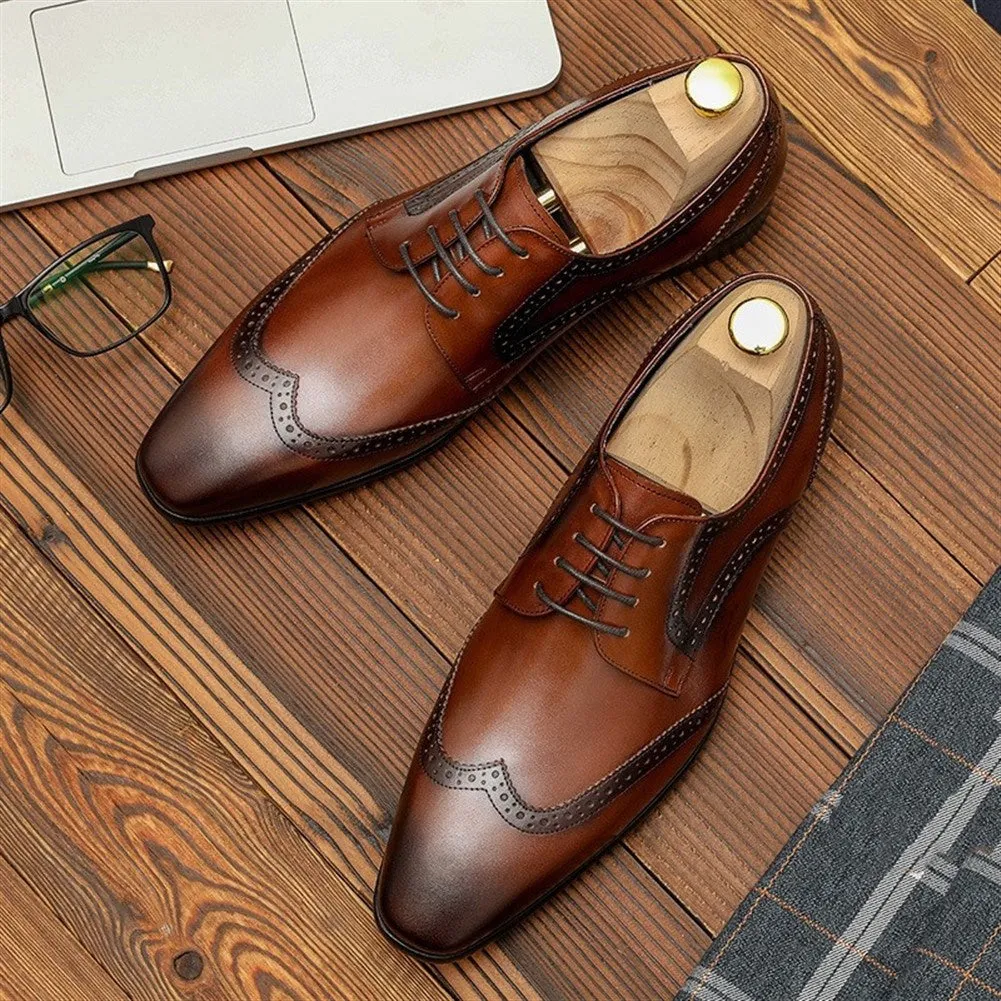 Wingtip Brogue Low Top Oxford for Men