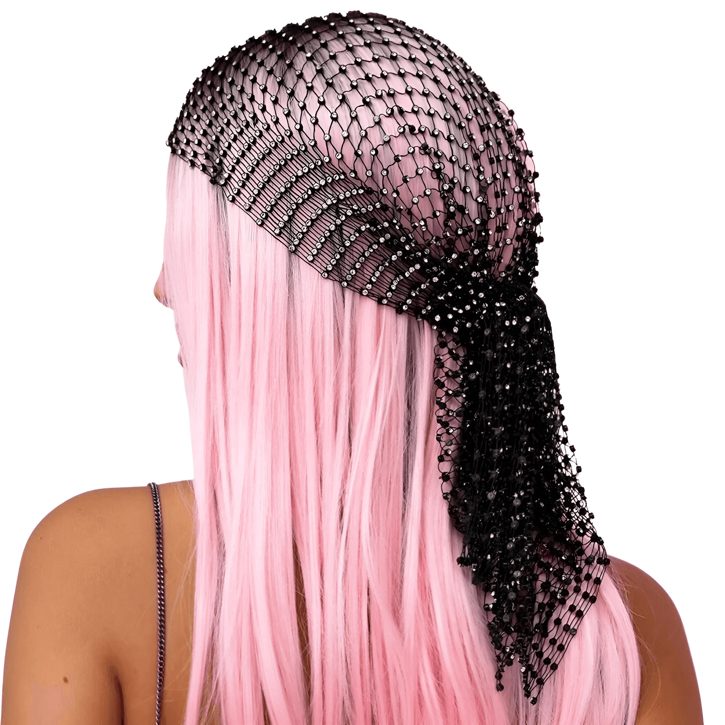 Women's Bling Rhinestone Head Scarf