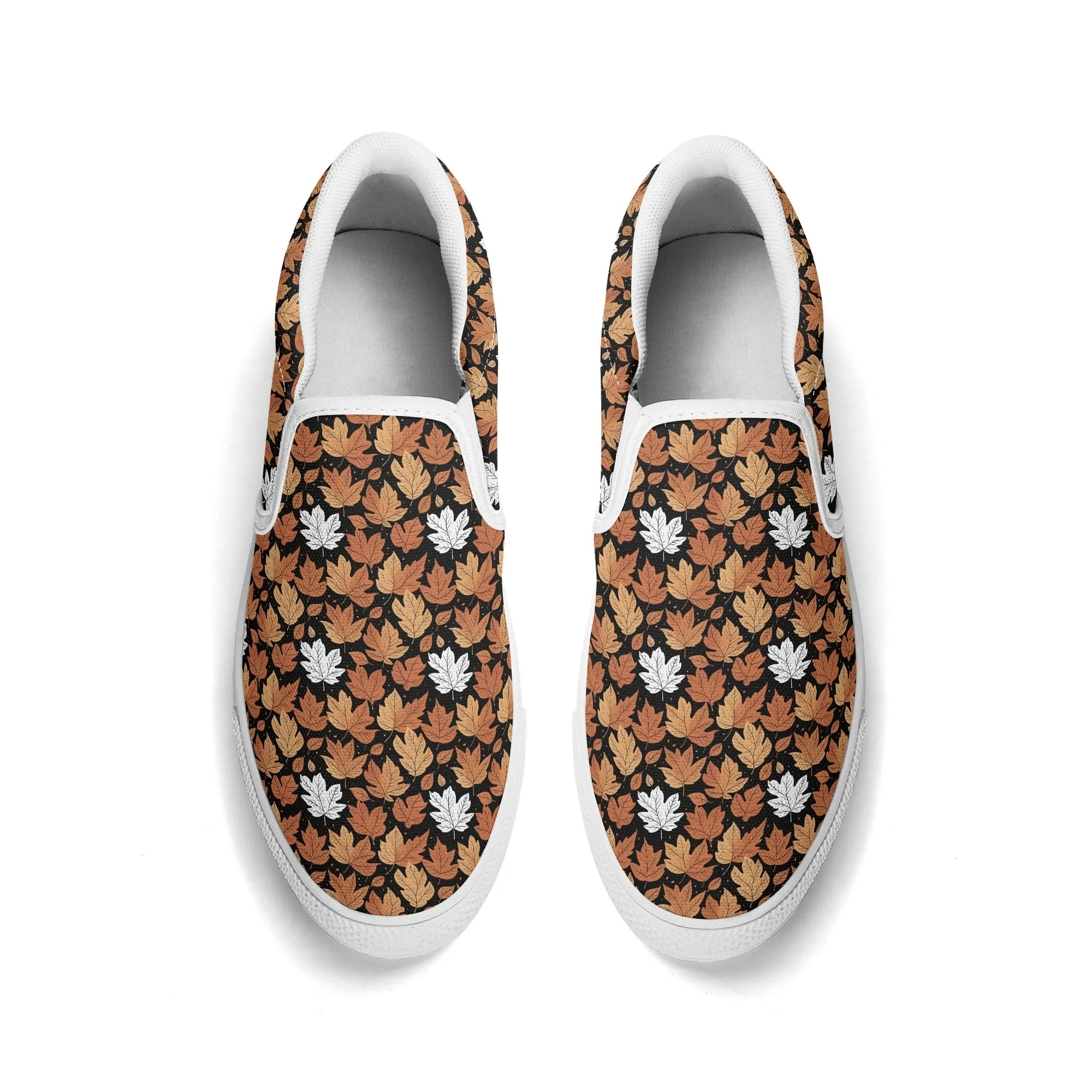 Womens Maple Leaves Rubber Slip On Shoes