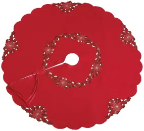 XD10982 Holiday Spirit Treeskirt, 48''Round