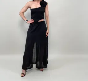 Zuleika Black Maxi Dress